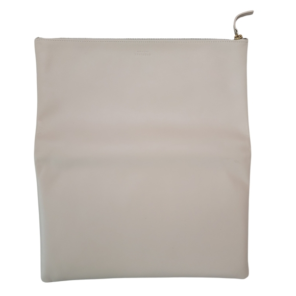 New Everlane Nude Fold Over Clutch - Picture 6 of 11